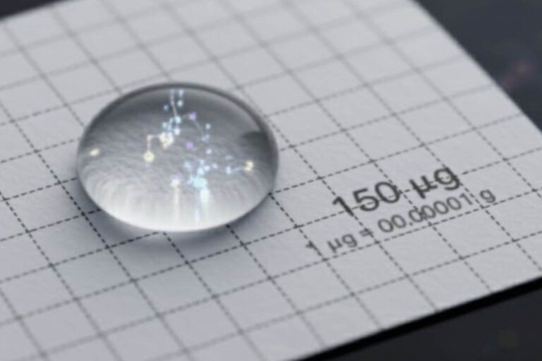 Illustration, die die kognitiven und visuellen Effekte von legalen LSD-Analoga wie 1S-LSD zeigt, die für die wissenschaftliche Forschung zu Wahrnehmung und Dosierung verwendet werden.